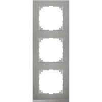 Schneider Electric Merten SM M-Pure Decor Нерж.сталь/Алюминий Рамка 3-ая MTN4030-3646 фото