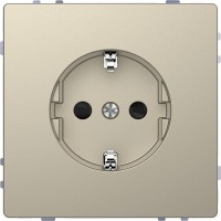 Merten D-Life Сахара Розетка 16А с заземлением и шторками MTN2300-6033 фото
