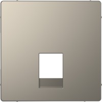 Schneider Electric Merten D-Life Никель Накладка центральная для розетки 2-ной RJ11/RJ12 MTN4215-6050 фото