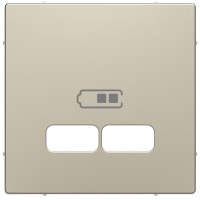 Merten D-Life Сахара Накладка центральная для USB Механизма 2,1А MTN4367-6033 фото