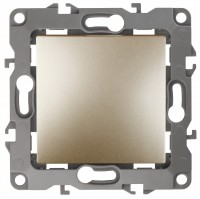 ЭРА 12-1001-04 выключатель, 10АХ-250В, IP20, без монтажных лапок, 12, шампань Б0014630 фото