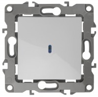 ЭРА 12-1102-01 выключатель с подсветкой, 10АХ-250В, IP20, 12, белый Б0014633 фото