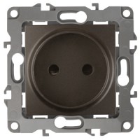 ЭРА 12-2105-13 розетка 2P, 16A-250В, IP20, 12, брона Б0019336 фото