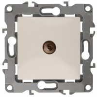 ЭРА 12-3101-02 слоновая кость розетка TV одиночная, IP20, 12 Б0014706 фото