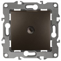ЭРА 12-3101-13 брона розетка TV одиночная, IP20, 12 Б0019340 фото