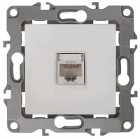 ЭРА 12-3107-01 белый розетка информационная RJ45, IP20, 12 Б0014723 фото