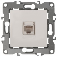 ЭРА 12-3107-02 слоновая кость розетка информационная RJ45, IP20, 12 Б0014724 фото