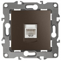 ЭРА 12-3107-13 брона розетка информационная RJ45, IP20, 12 Б0019351 фото