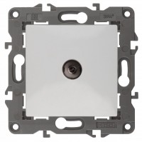 ЭРА 14-3102-01 Elegance белый розетка TV одиночная Б0034296 фото