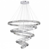 4930/260L хром/прозрачный металл/хрусталь Люстра LED 260W 4000K 30600Лм VEKIA 4930/260L фото