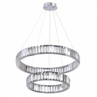 4930/60L хром/прозрачный металл/хрусталь Люстра LED 60W 4000K 7140Лм VEKIA 4930/60L фото