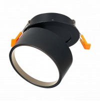 ST LUCE  ST651.448.09 Встраиваемый поворотный светильник Черный LED 1*9W 4000K 720Lm Ra>90 120о IP20 D85xH68 170-240VV ST651.448.09 фото