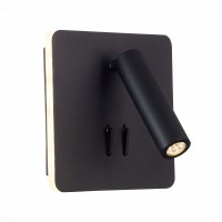 ST Luce SL1586.431.01 Светильник настенный Черный LED 1*9W 3000K Lm Ra>80  IP20 L-xW140xH140 170-240V SL1586.431.01 фото