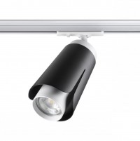 Novotech 370836 PORT NT22 черный Светильник трековый однофазный трехжильный IP20 GU10 9W 220V TULIP 370836 фото