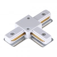 Novotech 135143 PORT NT22 белый Соединитель с токопроводом "T" для однофазного двухжильного шинопровода IP20 220V 135143 фото
