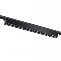 Novotech 358833 PORT NT22 черный Светильник трековый однофазный трехжильный IP20 LED 4000K 30W 220V ITER 358833 фото