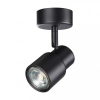 Novotech 370922 OVER NT22 черный Светильник накладной IP20 GU10 50W 220V MOLO 370922 фото