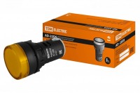 TDM Лампа AD-22DS(LED)матрица d22мм желтый 24В AC/DC SQ0702-0021 фото