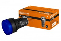 TDM Лампа AD-22DS(LED)матрица d22мм синий 24В AC/DC SQ0702-0022 фото