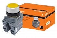 TDM Кнопка MP1-20Y в сборе d22мм 1з+1р желтая SQ0747-0003 фото