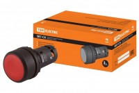 TDM Кнопка с фиксацией SB7-CAL45 d22мм 1з+1р красная SQ0746-0015 фото