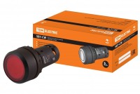 TDM Кнопка с фиксацией SB7-CWL3465-24V(LED) d22мм 1з+1р красная SQ0746-0044 фото