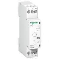 Schneider Electric МОДУЛЬНЫЙ КОНТАКТОР С РУЧНЫМ УПРАВЛЕНИЕМ iCT+ 1P+N 20A A9C15031 фото