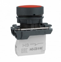 КЭАЗ Кнопка OptiSignal D22 C5-P-401 красная пластик 1НЗ XB5AA42 332182 фото