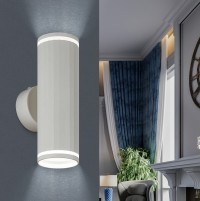 ЭРА Декоративная подсветка ЭРА WL45 WH MR16 GU10 12Вт белый IP20 для интерьера, стен Б0058493 фото