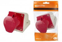 TDM Розетка 115 стационарная 3Р+РЕ+N 16А 380В IP44 SQ0602-0003 фото
