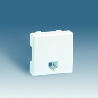 Simon 27 Мех Слоновая кость Розетка телефонная RJ-12, 6 конт 27481-32 фото