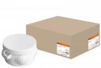 TDM Распаячная коробка ОП D65х40мм, крышка, IP54, 4вх. инд. штрихкод SQ1401-0501 фото
