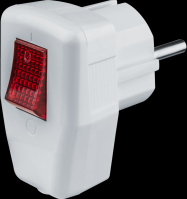Navigator Вилка 61 364 NCA-PL05-16A-ESC-WH угловая с/з с/выключ. белая 61364 фото