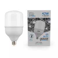 Gauss Лампа Elementary T120 42W 3700lm 6500K E27 LED 63234 фото