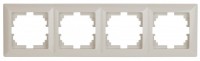 Intro 4-504-02 Рамка на 4 поста, СУ, Solo, сл.кость (14/140/1680) Б0043425 фото