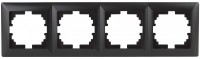 Intro 4-504-05 Рамка на 4 поста, СУ, Solo, антрацит (14/140/1680) Б0043428 фото