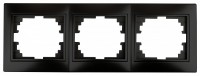 Intro 1-503-05 Рамка на 3 поста гор., СУ, Plano, антрацит (14/280/2800) Б0044580 фото