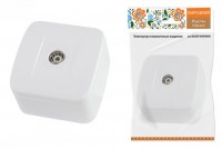 TDM Розетка TВ простая (0-2400 Гц,  