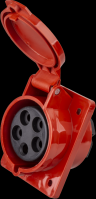Navigator Розетка 14 317 NCA-SR425-32-380 стационарная скрытая 32А 3P+N+PE IP44 14317 фото