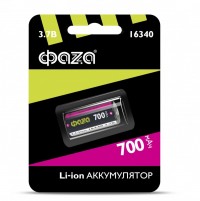 ФАZА Li-Ion 16340 Акк 16340 700мАч BL-1 .5039087 фото