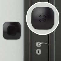 ЭРА Звонок дверной BIONIC Black беспроводной, черный, 6 мелодий Б0054779 фото