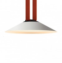 DK5564-WH+BK Трековый светильник Belty Flow со светодиодом d300mm H71mm 48V 12W 120° 4000K IP20 белый с черным алюминий DK5564-WH+BK фото