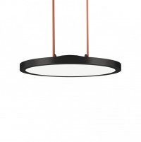 DK5566-BK Трековый светильник Belty Flow со светодиодом d168mm H30mm 48V 10W 120° 4000K IP20 черный алюминий DK5566-BK фото