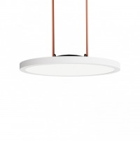 DK5566-WH+BK Трековый светильник Belty Flow со светодиодом d168mm H30mm 48V 10W 120° 4000K IP20 белый с черным алюминий DK5566-WH+BK фото