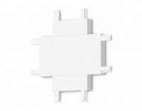 Коннектор X-образный для накладного шинопровода Magnetic Ultra Slim GV1124 WH белый 46*46*6 GV1124 фото