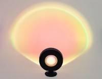 Атмосферная светодиодная настольная лампа с пультом DE8383 BK черный LED RGB 3W (ПДУ RGB) DE8383 фото