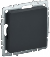 IEK Brite Base графит заглушка c суппортом BR-PL10-K53 фото