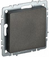 IEK Brite Base тёмная бронза заглушка c суппортом BR-PL10-K45 фото