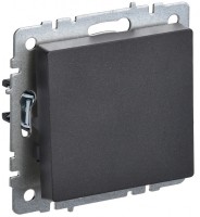 IEK Brite Base чёрный выключатель 1 - клавишный перекрёстный 10А BR-V13-0-10-K02 фото