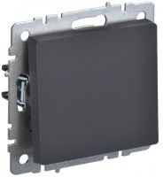 IEK Brite Base графит выключатель 1 - клавишный перекрёстный 10А BR-V13-0-10-K53 фото